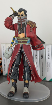 A relatively large figure of Auron